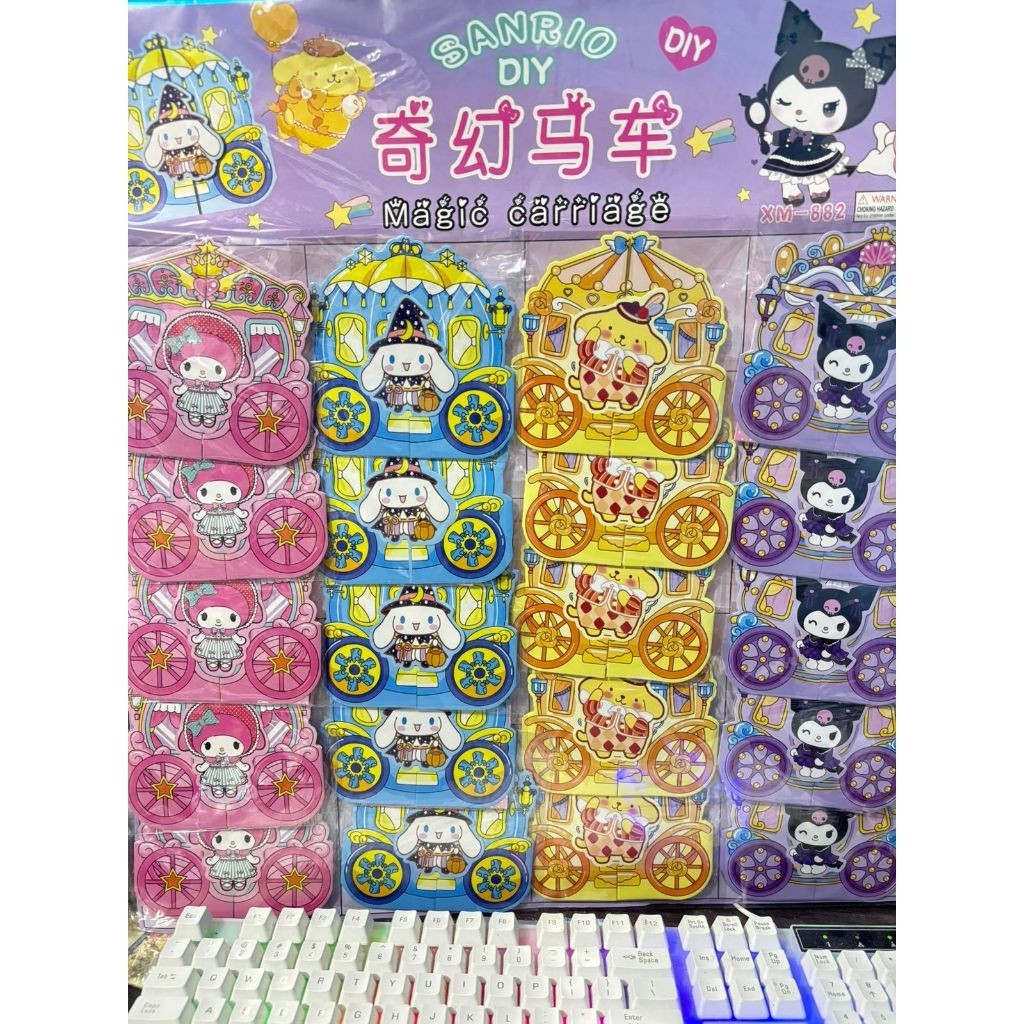 

RFT Stiker Kereta Sanrio Kuromi DIY Dress Up Carriage [SF-78 ]