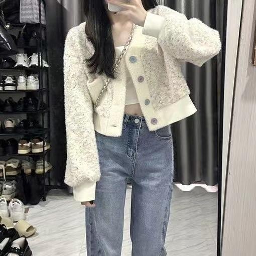 aesthethings - KANGBOM CARDI | Atasan Wanita Lengan Panjang Longsleeve Kardigan Korea Fashion Knitwe