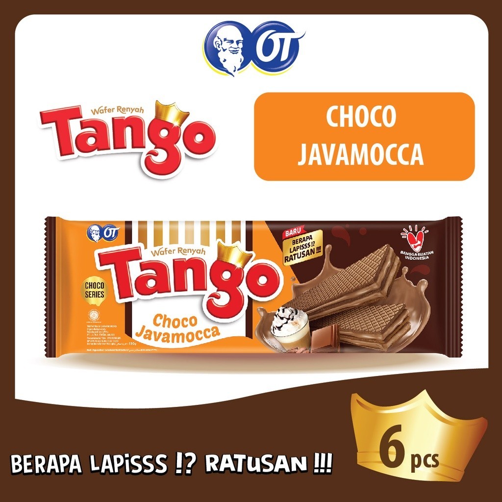 

WAFER TANGO CHOCO JAVAMOCCA 110GR - [ISI 6 PCS]