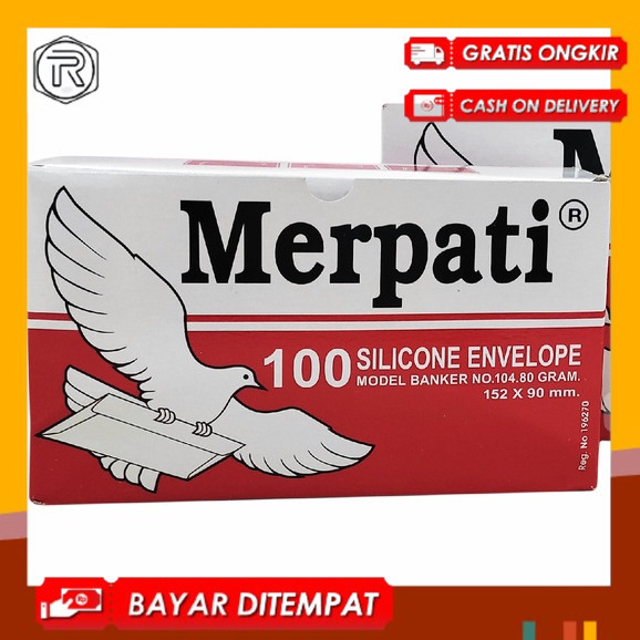 

AMPLOP MERPATI 104-80 TANGGUNG SILICON