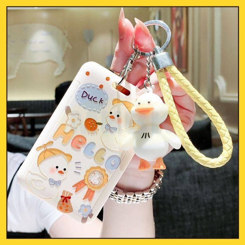 

（Ready) Cute Cartoon Card Lanyard ID Card Lakban Name Tag ID Card Holder Lanyard Podzz Tali Lanyard Card Holder Holder Kartu Nama