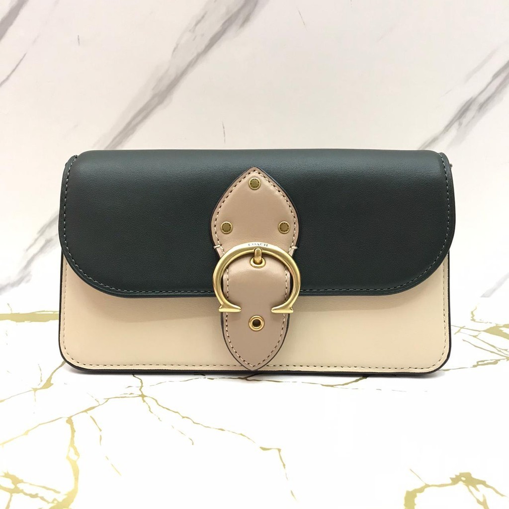 Coach Beat Crossbody Mini in Amazon Green Multi