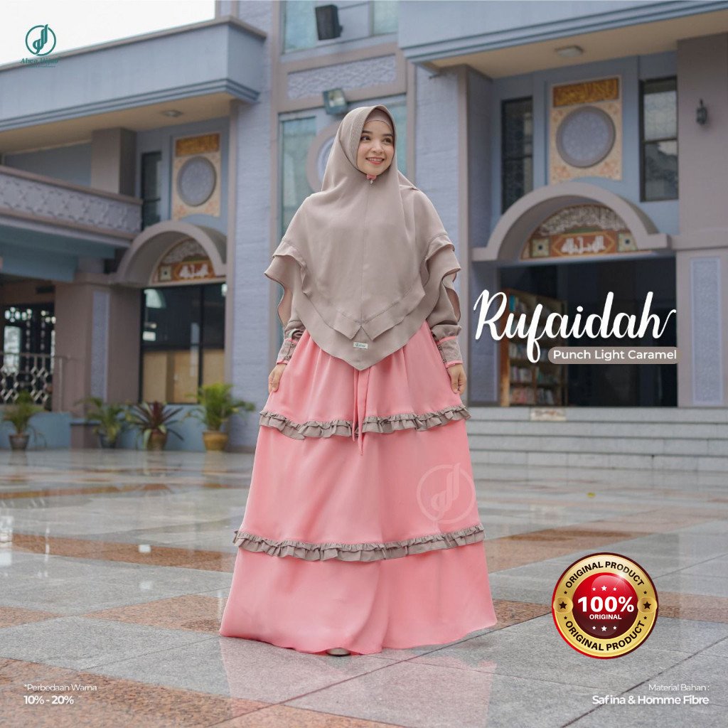 Rufaidah by Alwa Hijab / Gamis alwa hijab / Gamis Dewasa / Gamis alwa murah