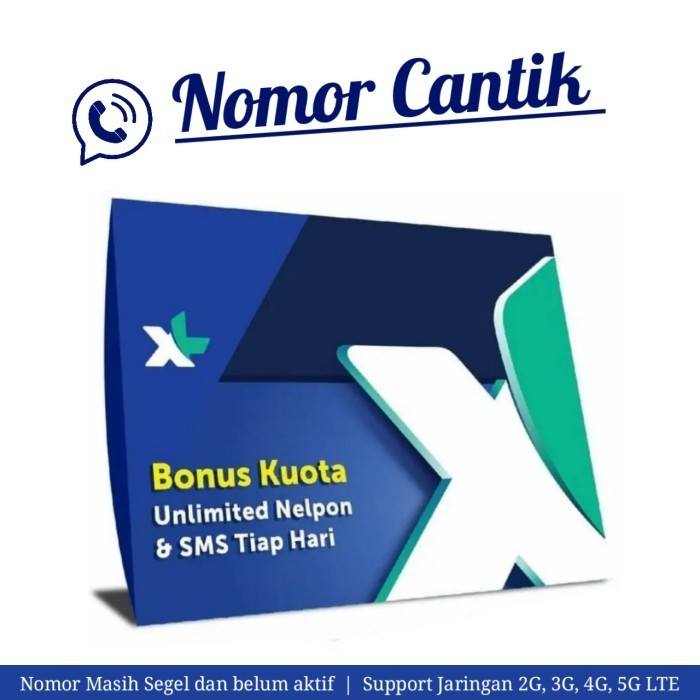 Perdana Nomor Cantik XL 4G Murah Triple COUPLE 0878 8575 000 999 888