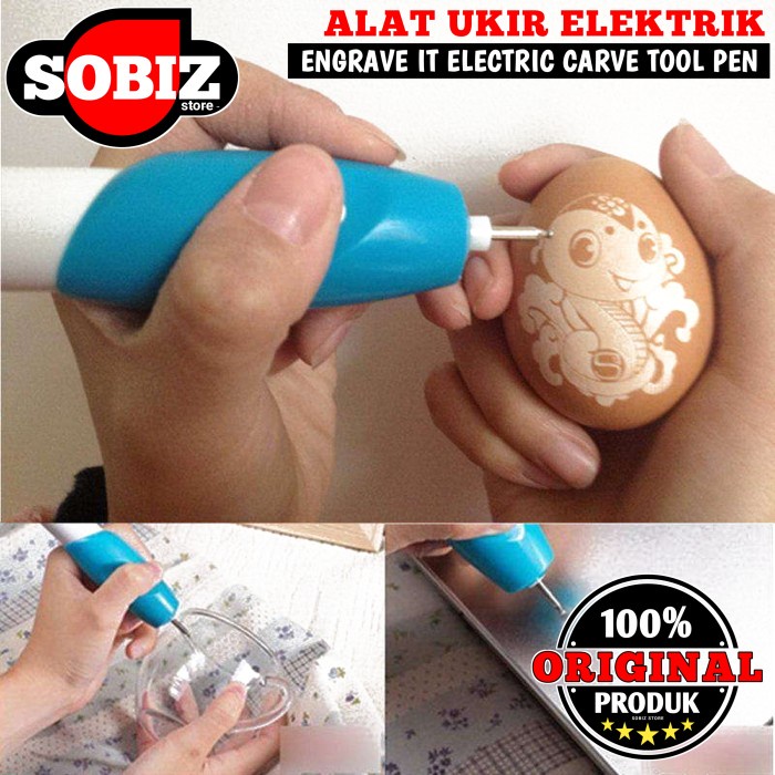 Pena Ukir Elektrik Alat Ukir Sendok Piring portable