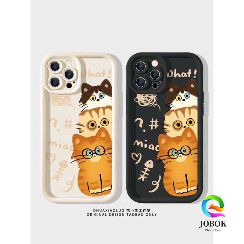 Case Iphone Kucing Lucu  Case Iphone 13 12 11 PRO MAX 14 15 PLUS XS XR 6+ 7+ 8 PLUS