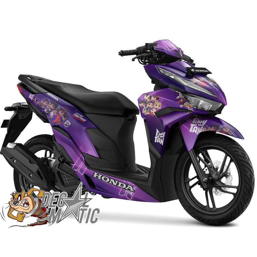 Decal Vario125 NEW Full Body Stiker Full Body Motor Honda Vario 125 New 2023 2024 - BTS Tiny Tan