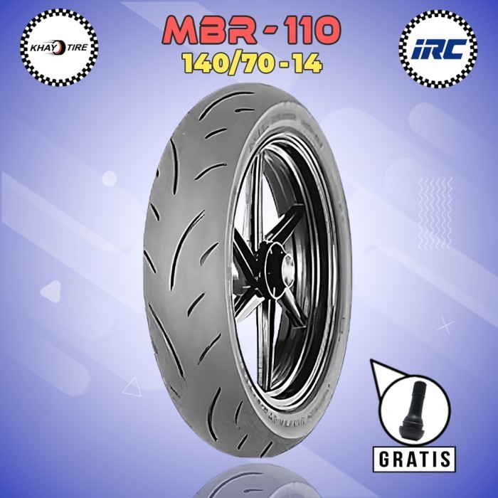 Ban Belakang Motor AEROX IRC MBR Soft Compound 140/70 Ring 14 Tubles