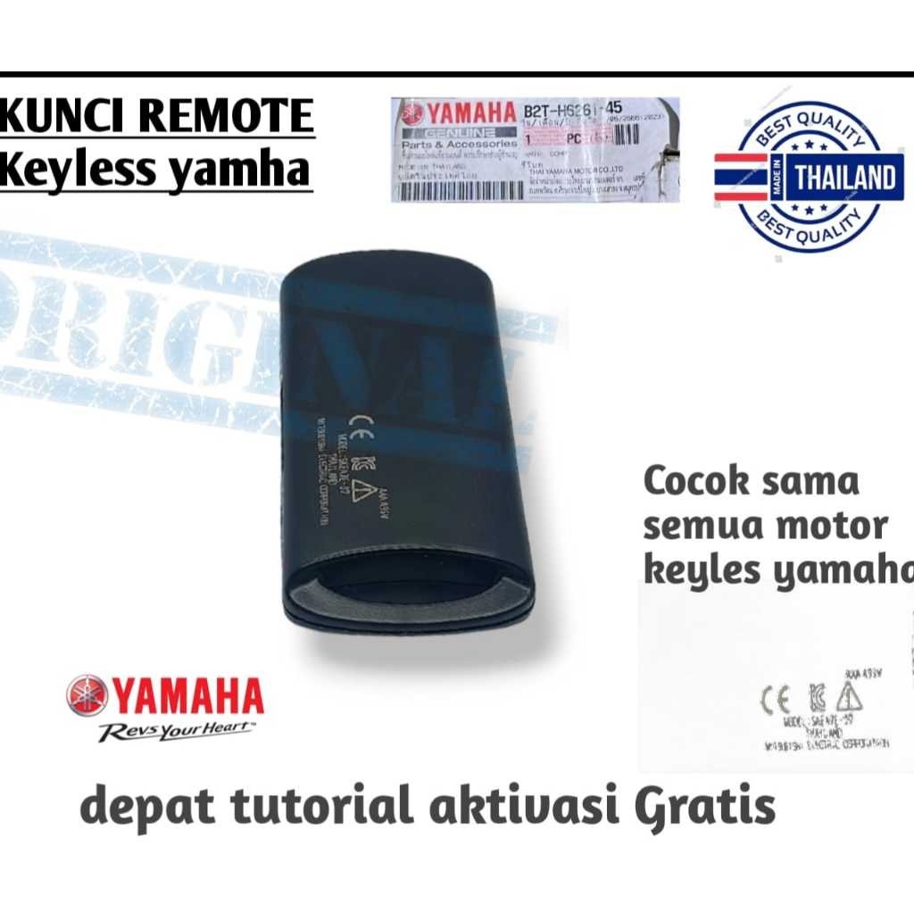 Kunci Remote Keyless Yamaha Nmax Aerox Lexi FreeGo / Kunci Remote Keyless Yamaha Nmax Aerox Lexi Fre