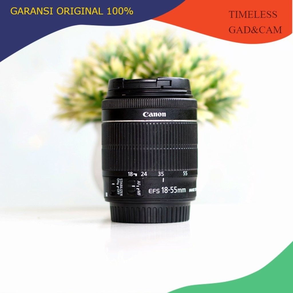 LENSA KIT CANON 18-55MM IS STM ORIGINAL BERGARANSI