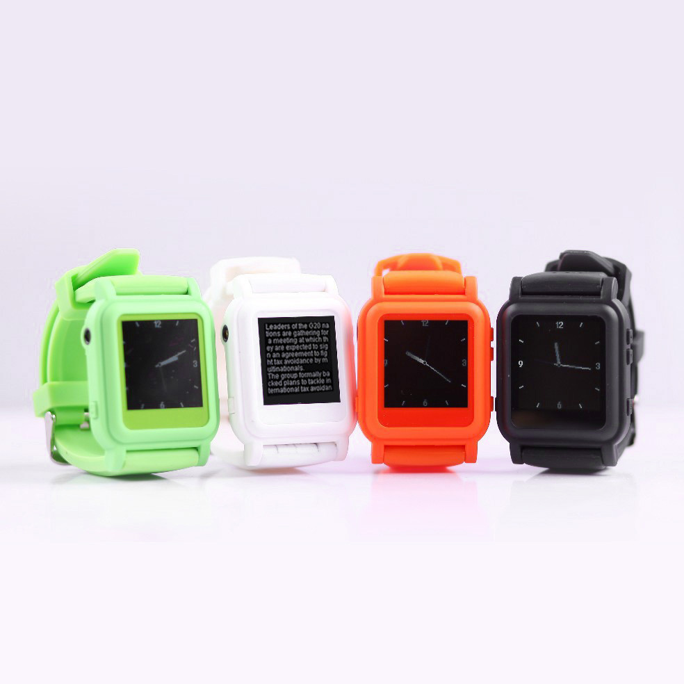 MP4 Learning Watch 25x25mm Display 8G Memory eBook Text Reader Music Player Multifunction Wristwatch