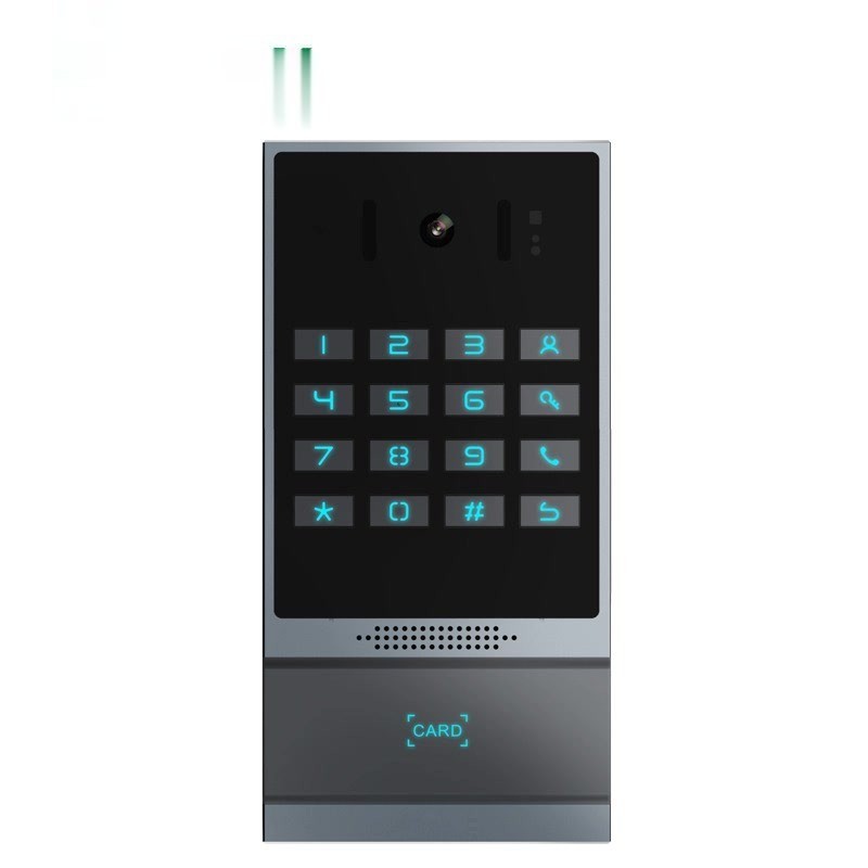 i64 2MP 2 SIP lines IP Door Phone Intercom Video Interphone Wired Doorbell Doorphone with Password, 