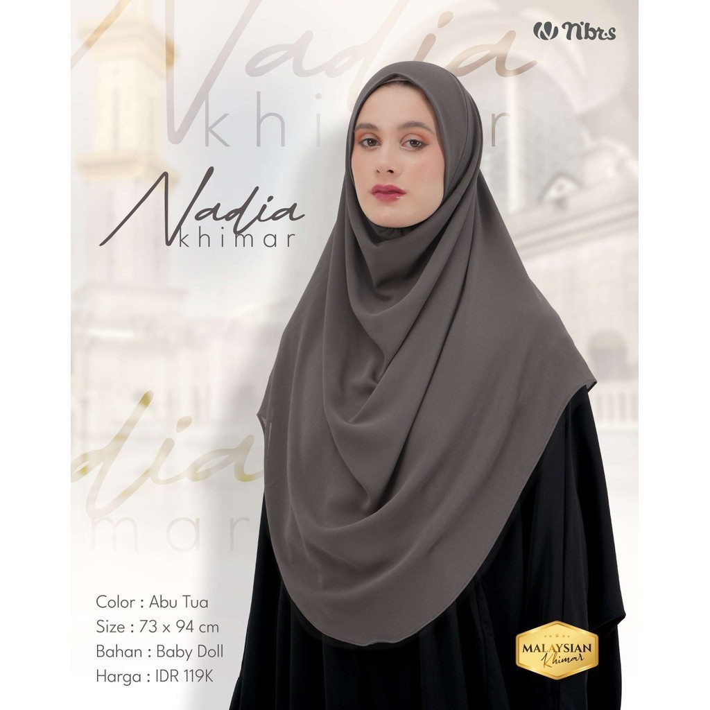 N'BRS - Pashmina NADIA HIJAB INSTANS - Kerudung Santri Pasmina Instan