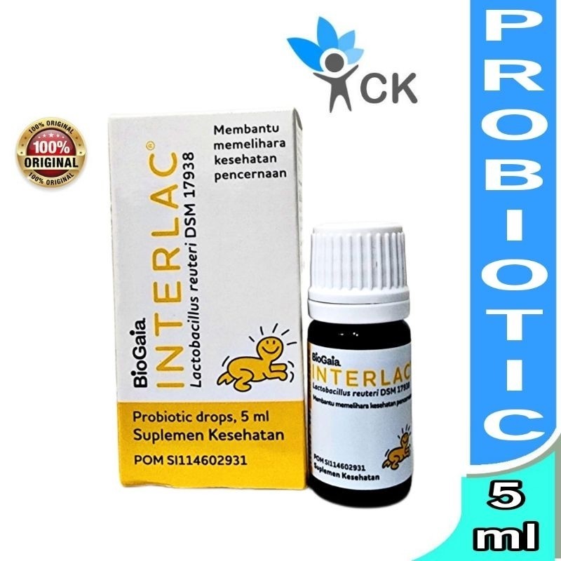 INTERLAC DROP 5 ML, Membantu kesehatan pencernaan bayi anda