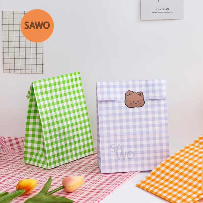 

Korean Paper Gift Bag Kertas Tas Kado - Ungu