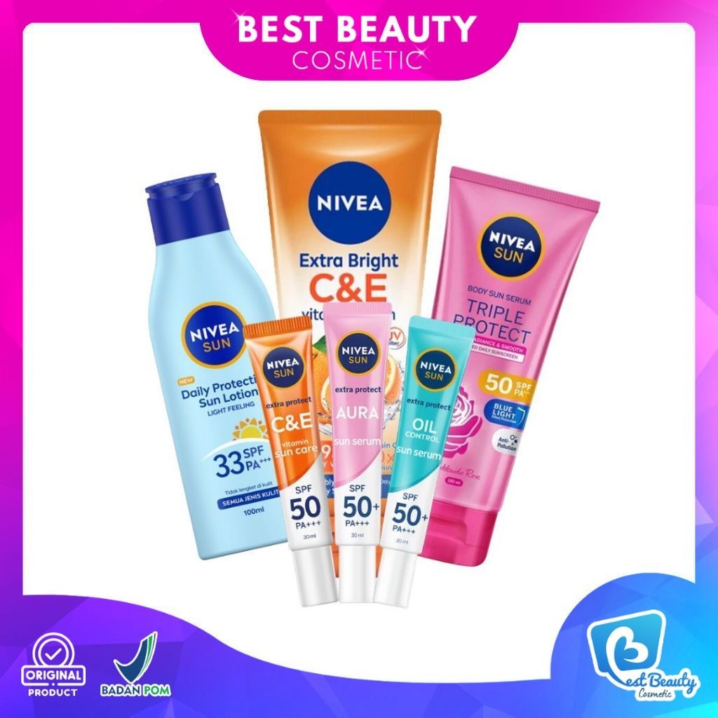 ★ BB ★ Nivea Sunscreen Sun Protect Series | Sun Face Protection Serum SPF 50+ PA+++ |  Sun Triple Pr