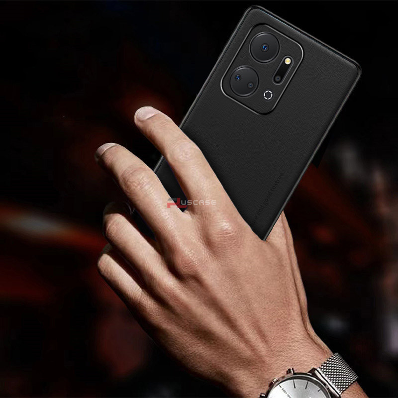 New Phone case Honor X7a Back cover Luxury PU Leather Back cover Soft Rubber Frame Shockproof Phone 