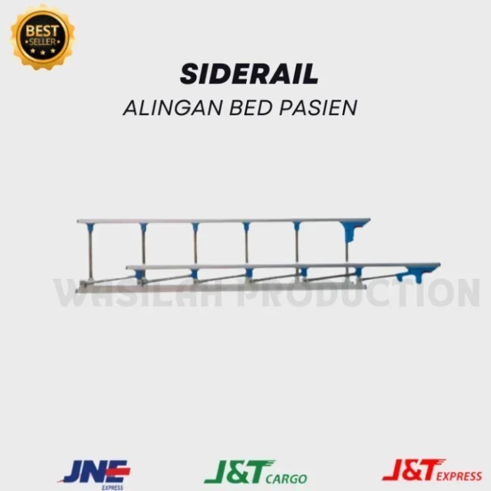 Siderail Alingan Bed pasien - Besi
