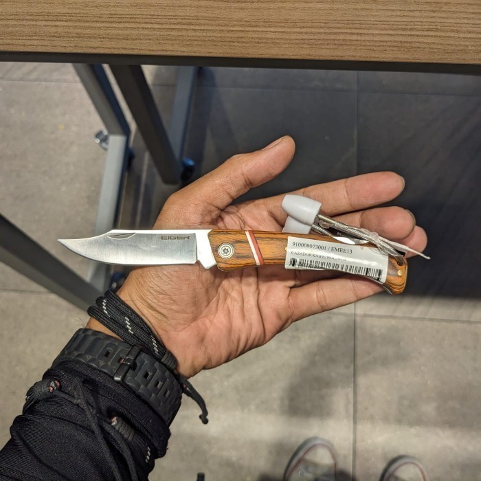 EIGER 1989  PISAU LIPAT CAZADOR KNIFE