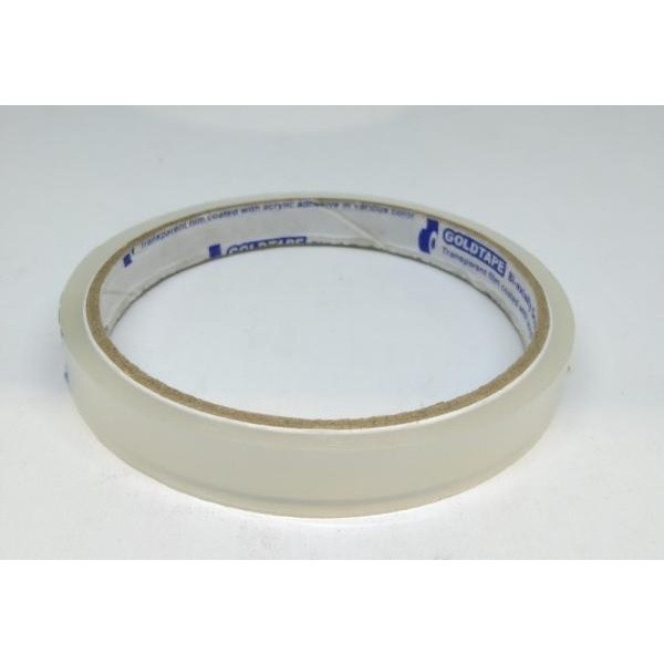 

Selotip Bening (Stationary Tape) GOLDTAPE Biru | 12 mm | 60 yard