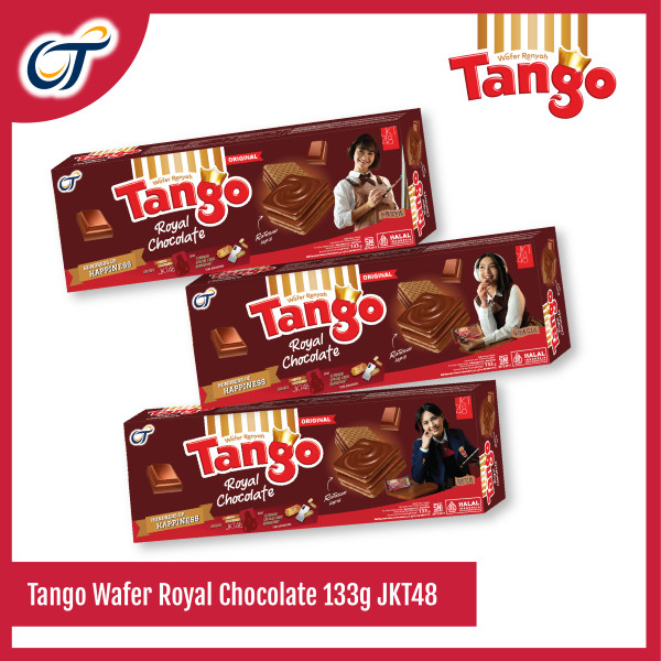 

Tango Wafer Royal Chocolate 133GR EXCLUSIVE JKT48 - [Isi 3 Pcs]