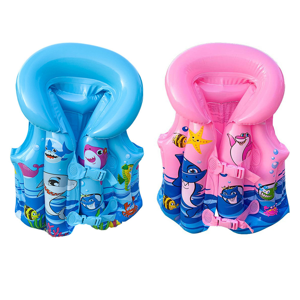 PVC Drifting Safety Vest Lightweight Inflatable Buoyancy Survival Suit Portable Safe Adjustable Webb