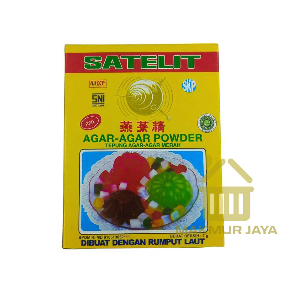 

AGAR AGAR SATELIT 1 box isi 12 sachet