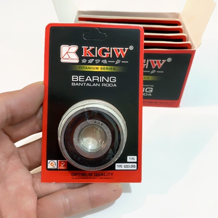 (BEARING) KGW BEARING 6203, KODE : 1601010010080