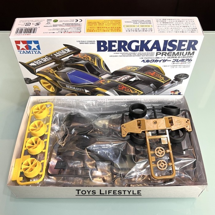Mainan Rakit Mobil Tamiya Mini 4WD - Bergkaiser (ORIGINAL)