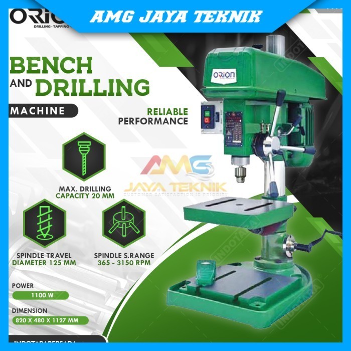 Mesin Bor Duduk Orion Drilling Z4120D Bench And Driling Machine