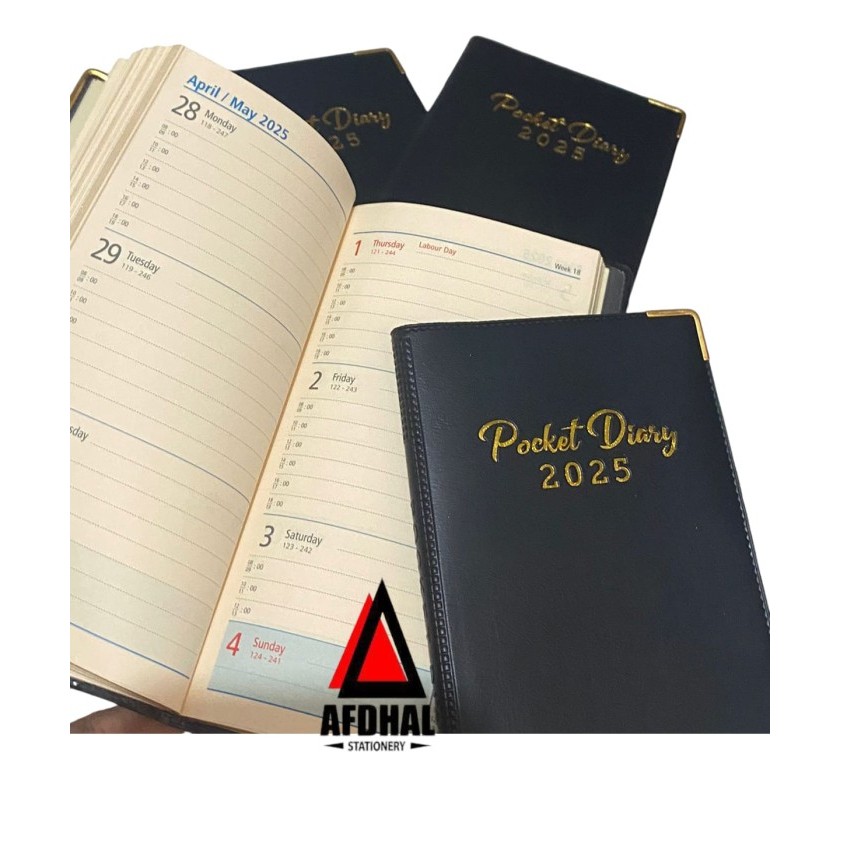 

BUKU AGENDA POCKET DIARY 2025 - poket isi KREAM