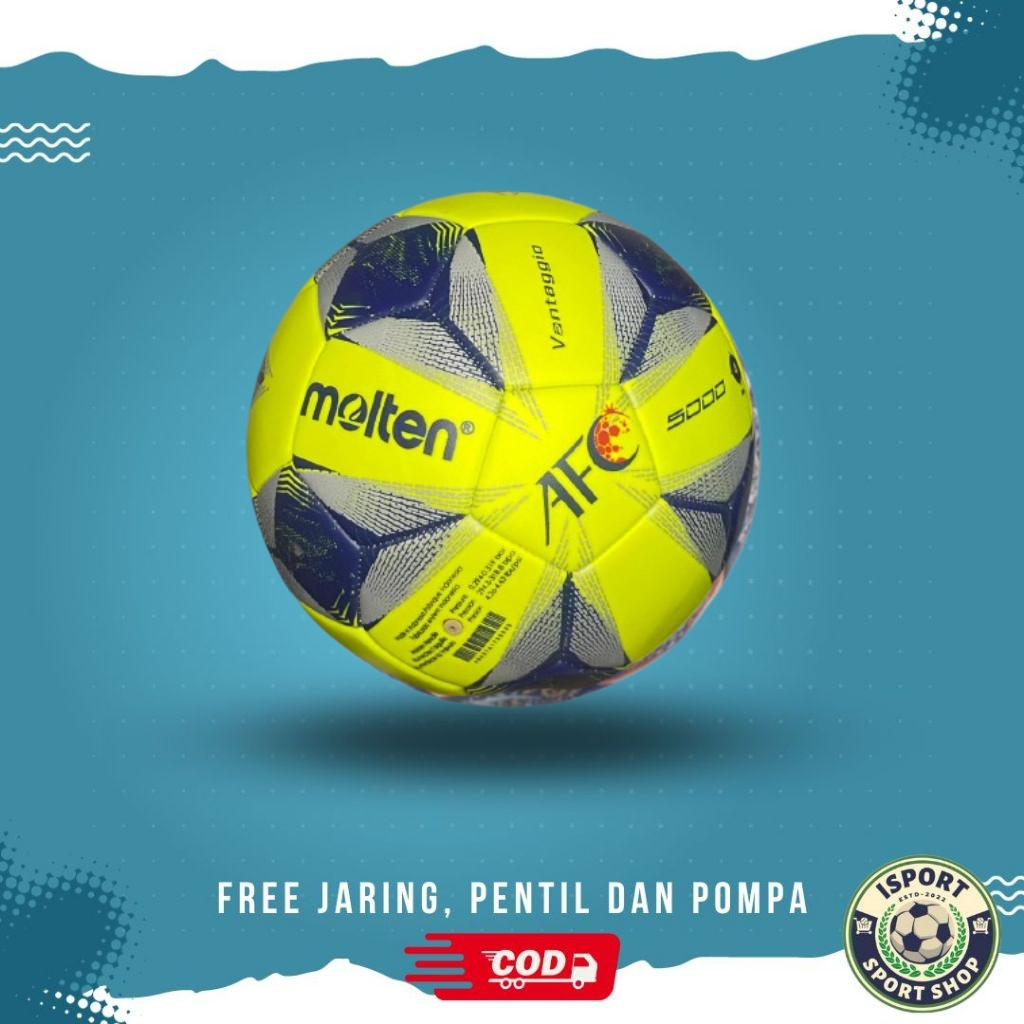 Bola futsal size 5 Bola kaki MOLTEN AFC 5000 bola sepak MOLTEN AFC 5000 size 4