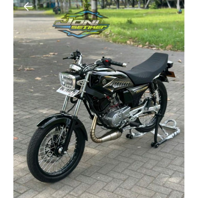 Striping Lis Sticker Standar Ori Yamaha RX-KING 2008 Hitam striping RX-King striping RX king