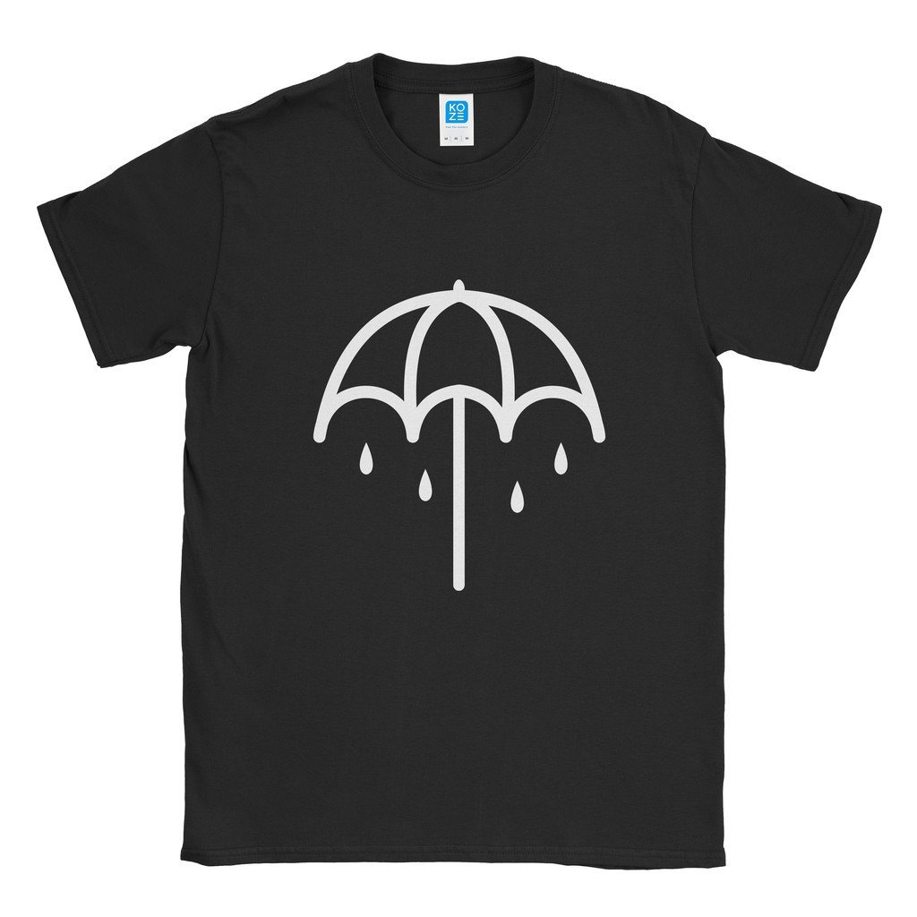 BAND - Bring Me The Horizon Umbrella Logo T-Shirt - Baju Kaos - Cotton Combed 24s