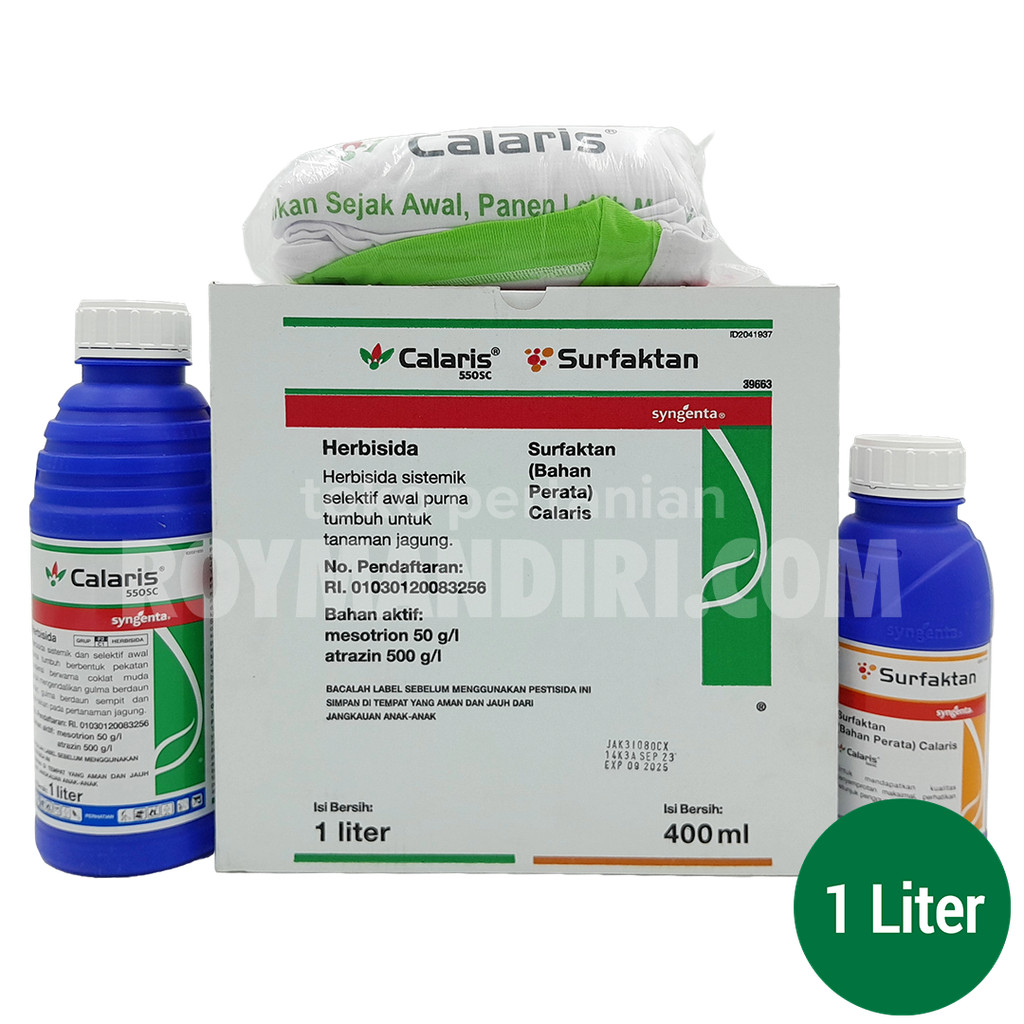 Herbisida Sistemik Pra Tumbuh Dan Purna Tumbuh Calaris @1 Liter + 400 ml
