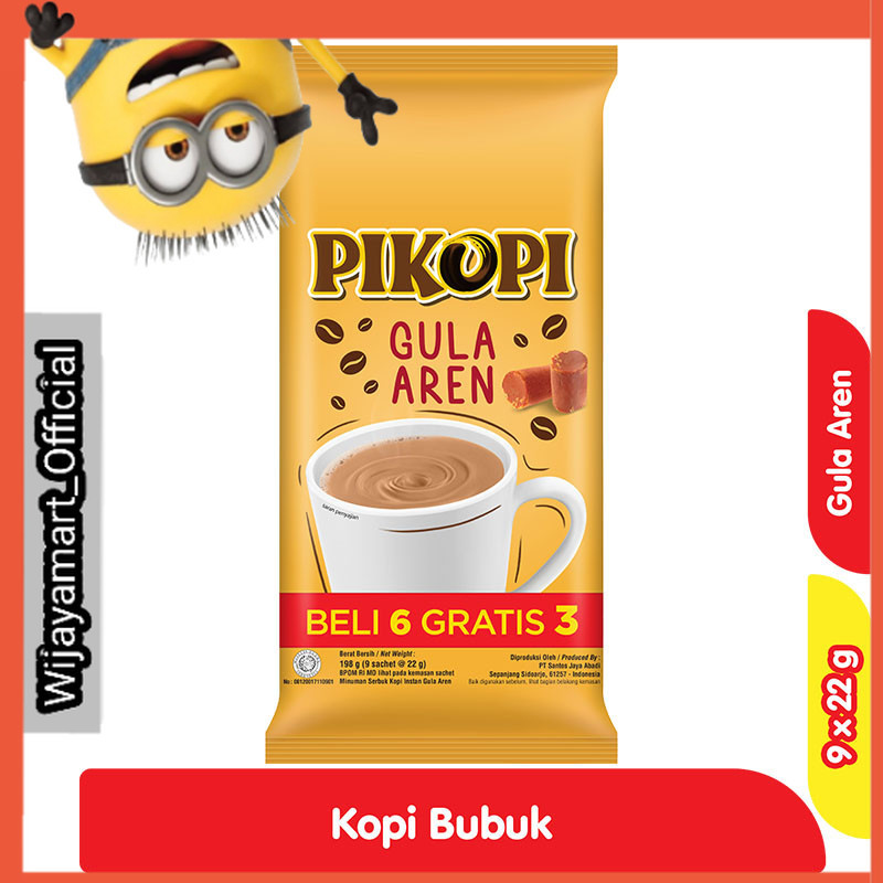 

Pikopi Kopi Instan Gula Aren 9 x 22 g