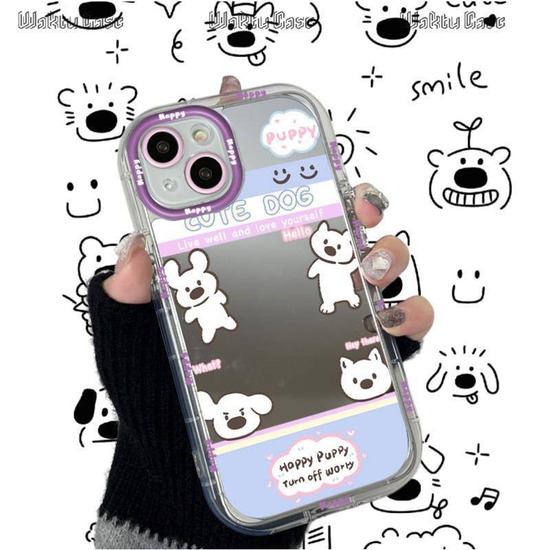 Casing Hard Case Mirror Case RedMi 9C 11 12 13C XiaoMi Note11Pro iPhone OPPO VIVO Fashion Cute Case