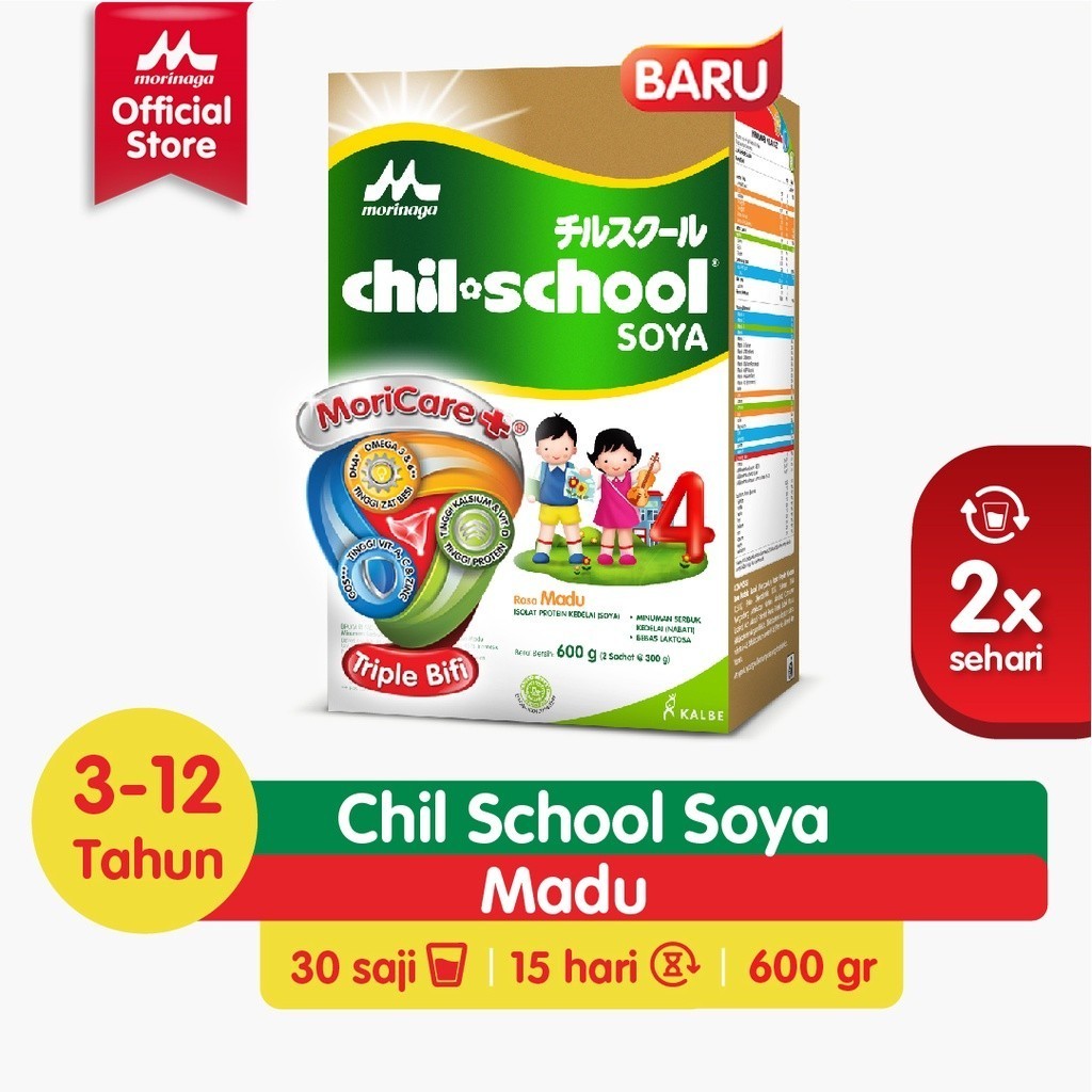 Morinaga Chil School Soya 4 600gr - Triple Bifi