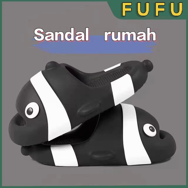 FUFU Sandal Karakter / Sandal Nemo / Sandal Ikan / Sandal Rumah