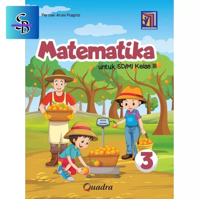 ✨TERLARIS ✨matematika kelas 3 SD penerbit Quadra kurikulum merdeka