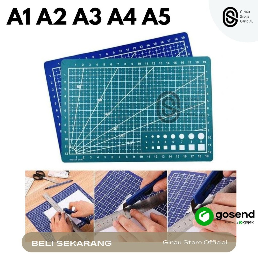 

Cutting Mat A1 A2 A3 A4 A5 Alas Potong Papan Kerja Working Pad