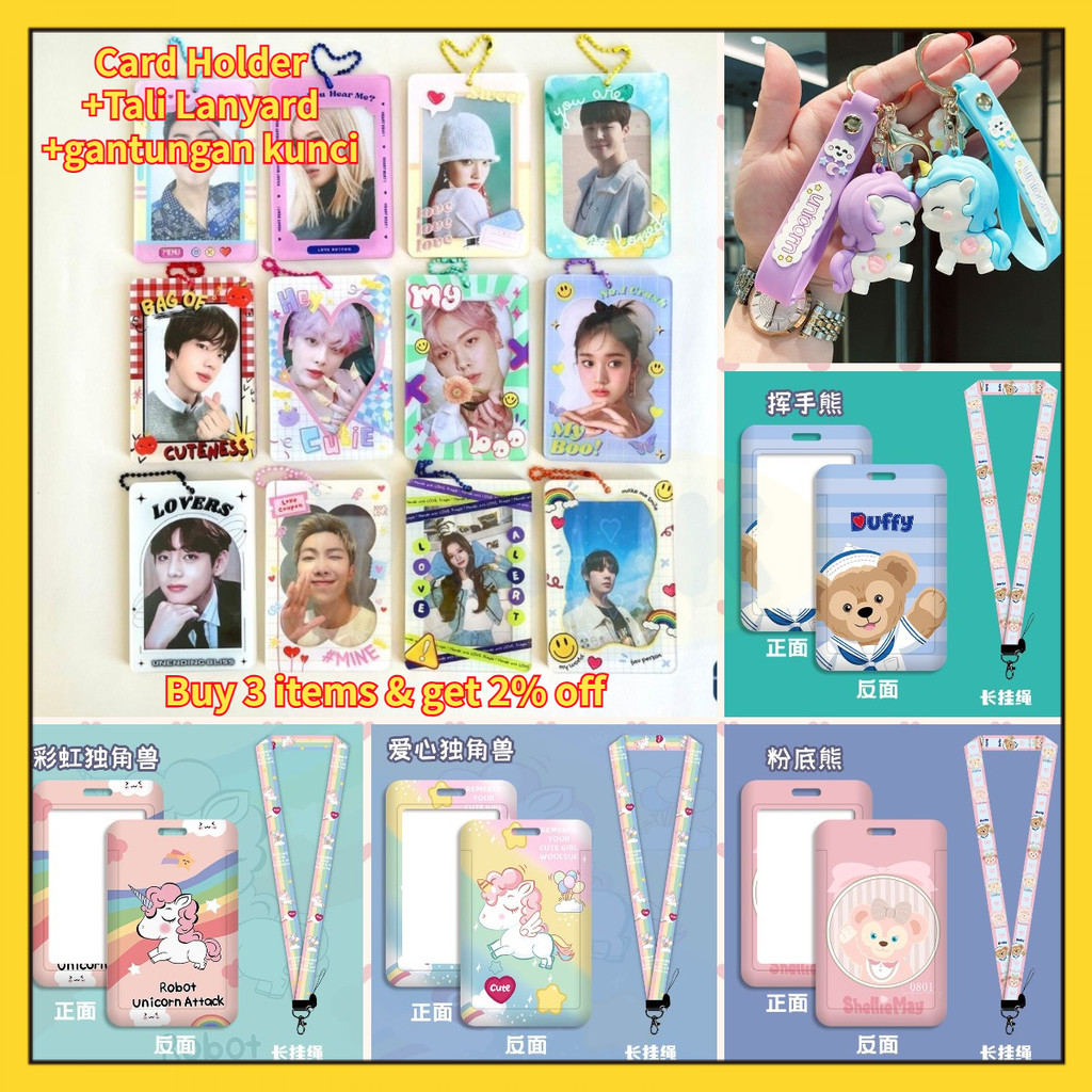 

⭐ MKBK ⭐ Tempat Id Card Gantungan Id Card Case Id Card Card Holder Photocard Id Card Holder Aesthetic Nametag Gantungan Id Card Holder Photocard Tempat Id Card Bening