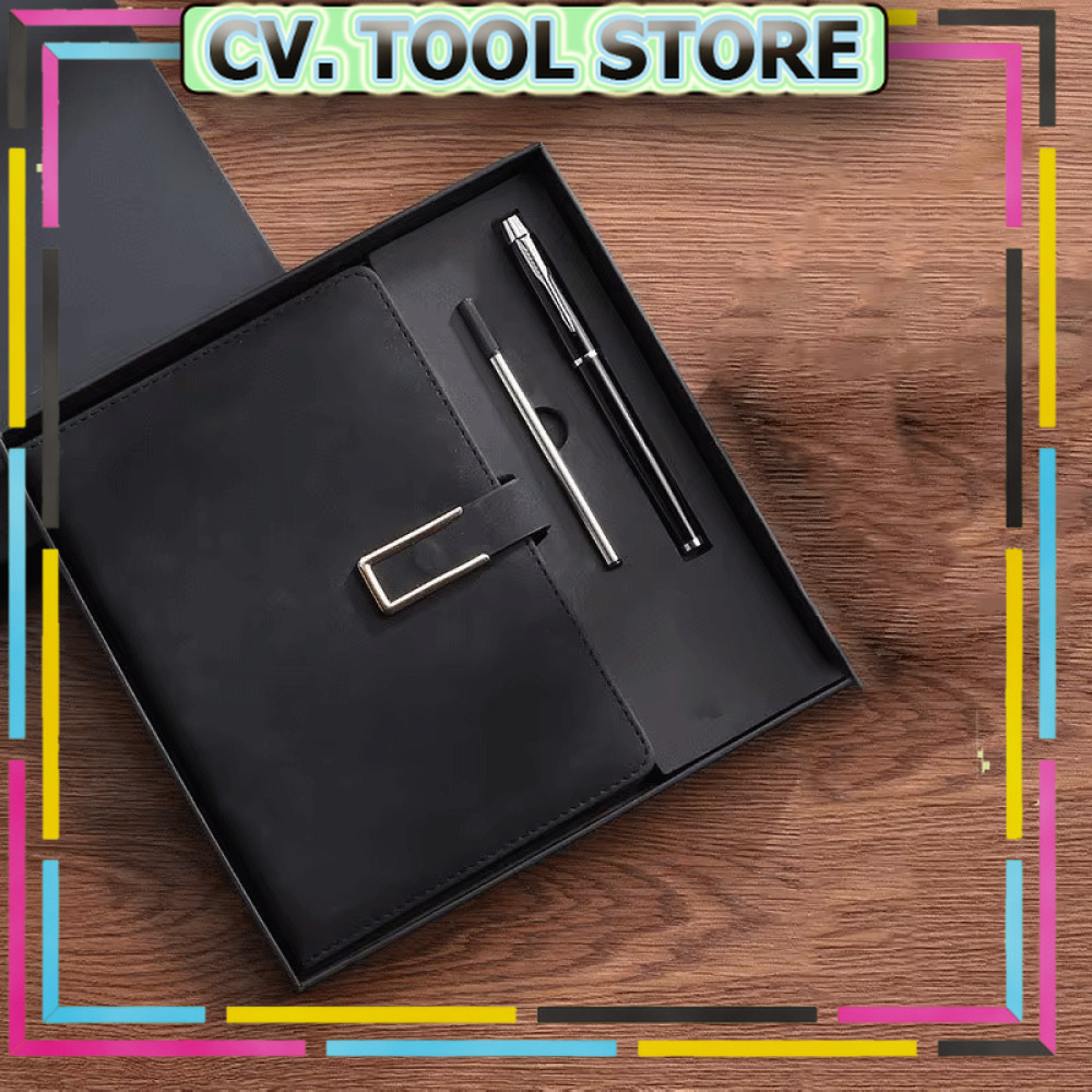 

Tool Store - Toddi Set Buku Jurnal Leather Notebook Diary A5 80GSM 200 Halaman - JG663
