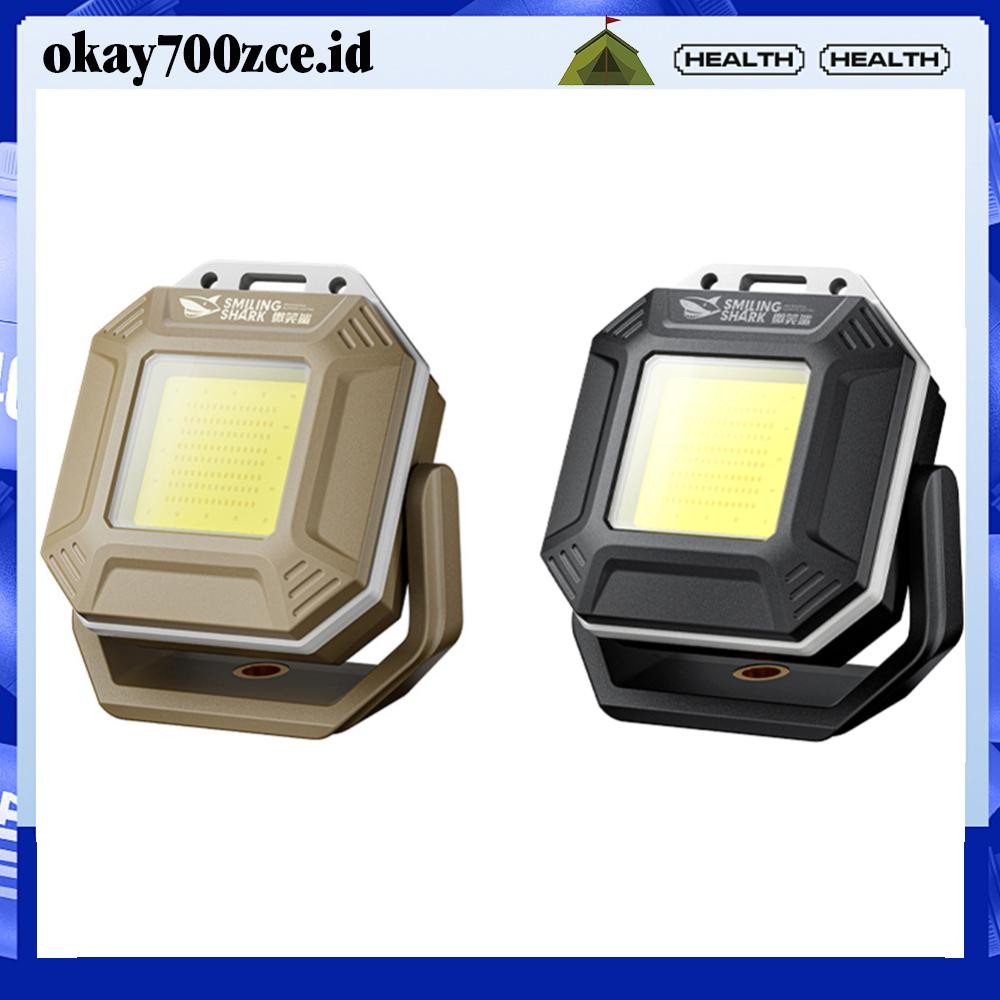 [OKA-id] COB LED Work Light Rechargeable Inspection Light with Magnetic Base (Khaki)