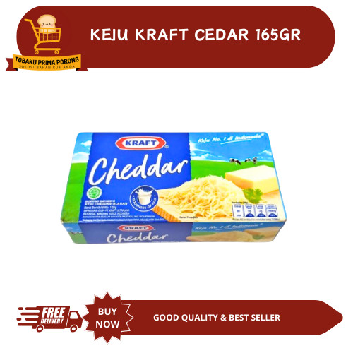 

KEJU KRAFT CHEDDAR 165gr - cheese - taburan kue