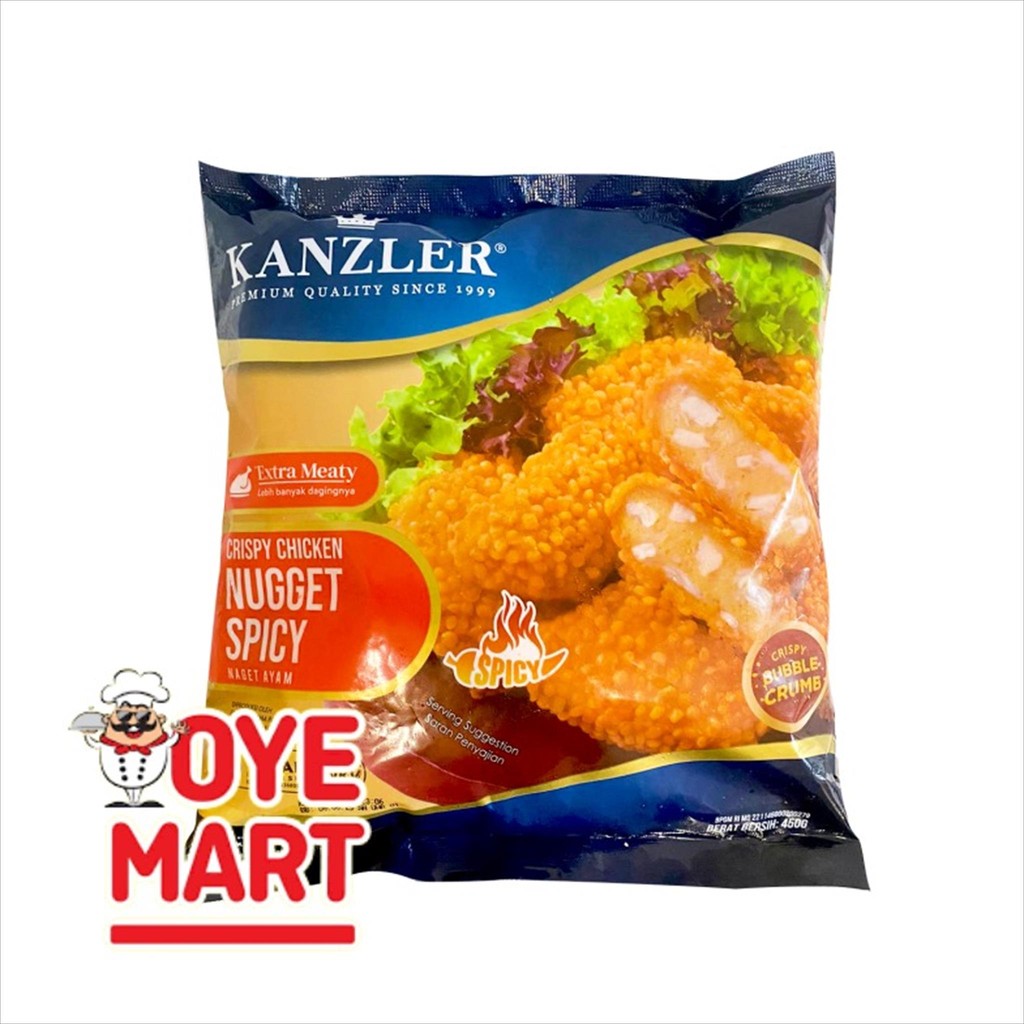 

KANZLER CRISPY CHICKEN NUGGET SPICY 450GR/NAGET KRISPI/BESTSELLER