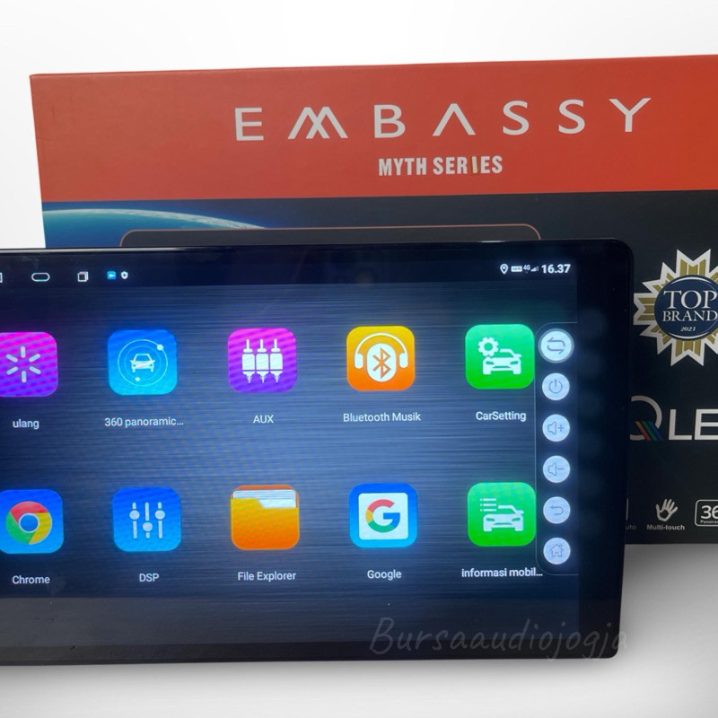 Head unit Android Embassy Platinum Neptunus 9 Inch dan 10 Inch Memory 2/32 Carplay Android Auto