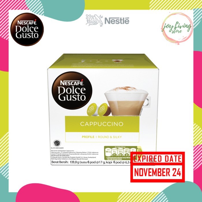 

Dolce Gusto Starbucks Capsule Box Semua Rasa Lengkap Original Nestle - NDG CAPPUCCINO