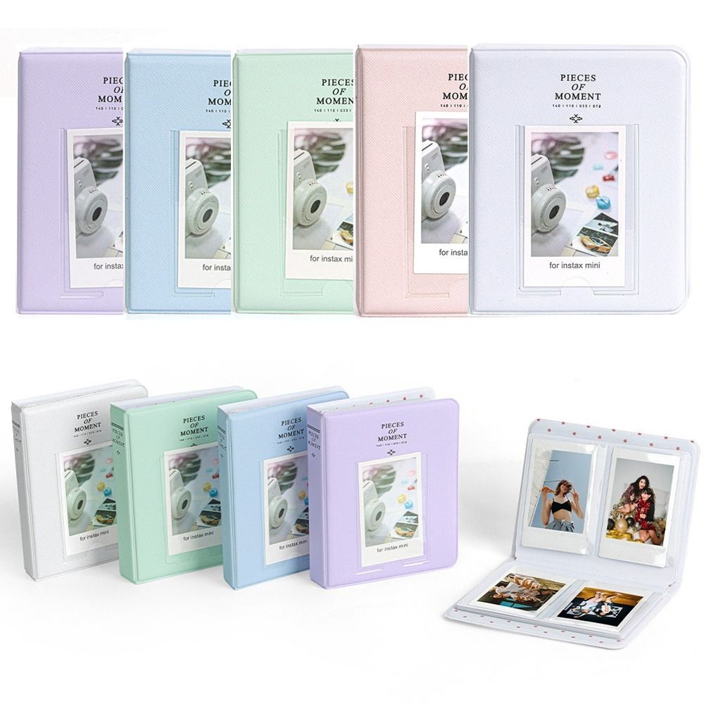 

64 Pockets Photo Album Instant Camera 3 inch Pictures Storage Case Stamps Tickets Cards for Fujifilm Instax Mini 12/11/9