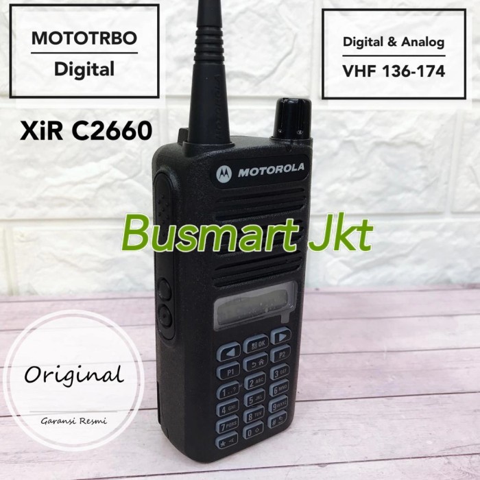 HT Motorola XIR C2660 / C 2660 VHF  Garansi Resmi